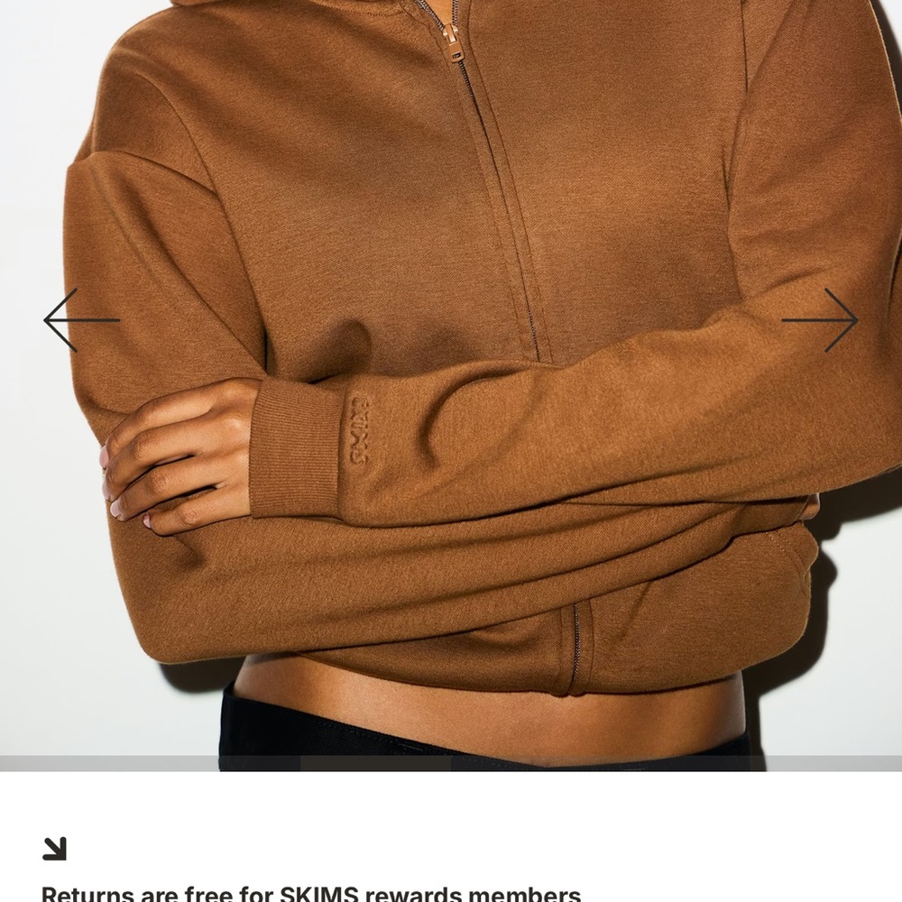 SKIMS Warm Tan Hoodie